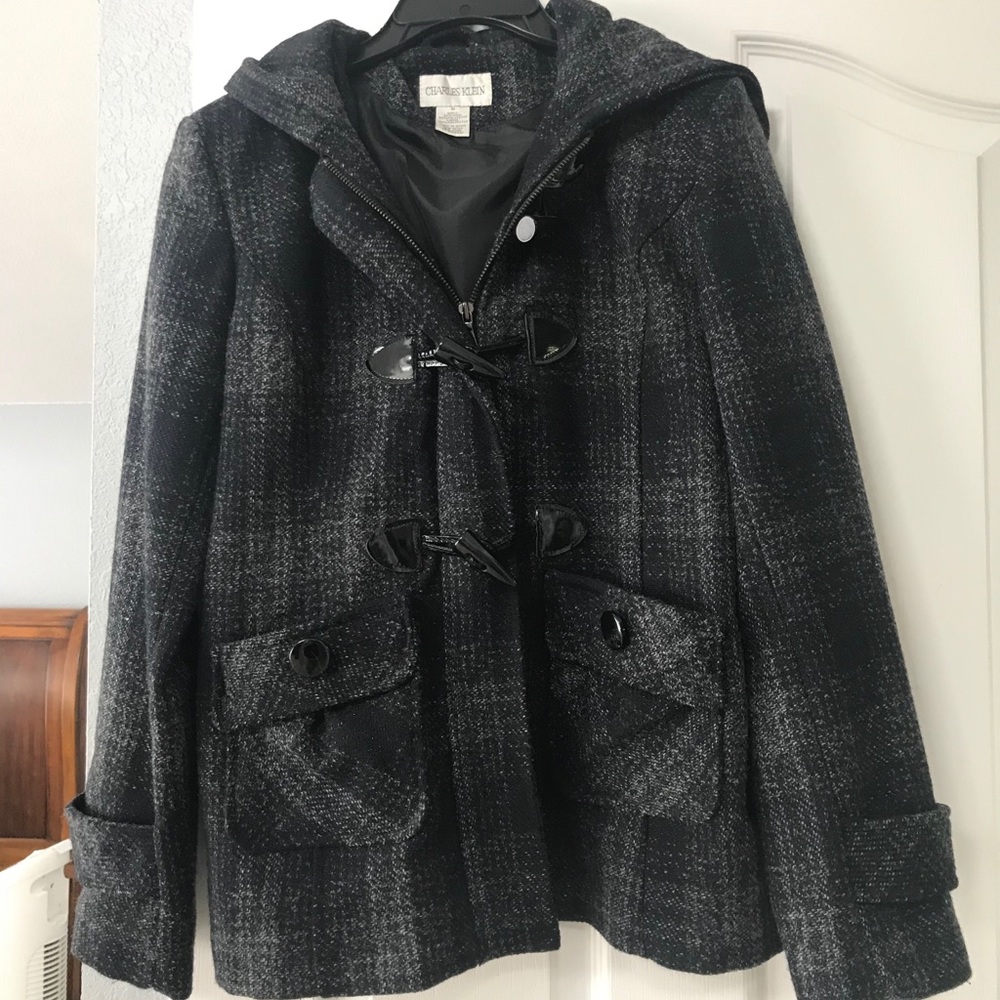 Charles Klein plaid jacket